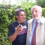 Il Dr. Adrián Ramírez (Limeddh) con l´Avvocato Mario Lana, presidente dell´Unione Forense per la Difesa dei Diritti Umani . Roma maggio 2010